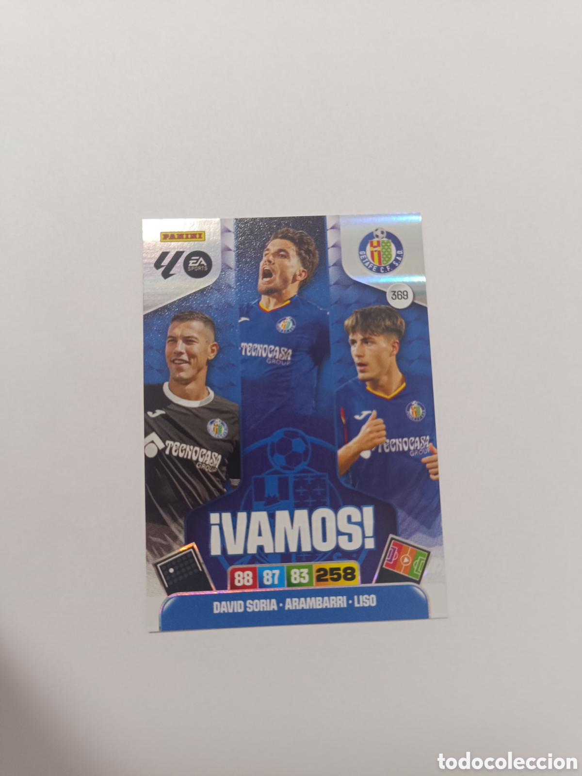 Cromos de f&uacute;tbol: Adrenalyn 25-26 Vamos 369 getafe