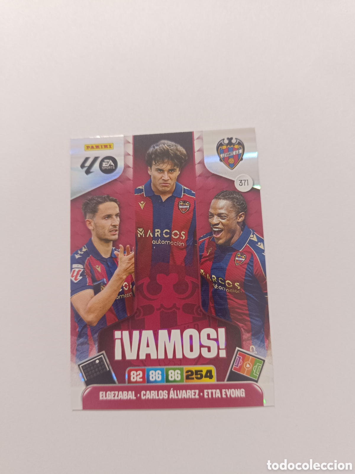 Cromos de f&uacute;tbol: Adrenalyn 25-26 Vamos 371 levante