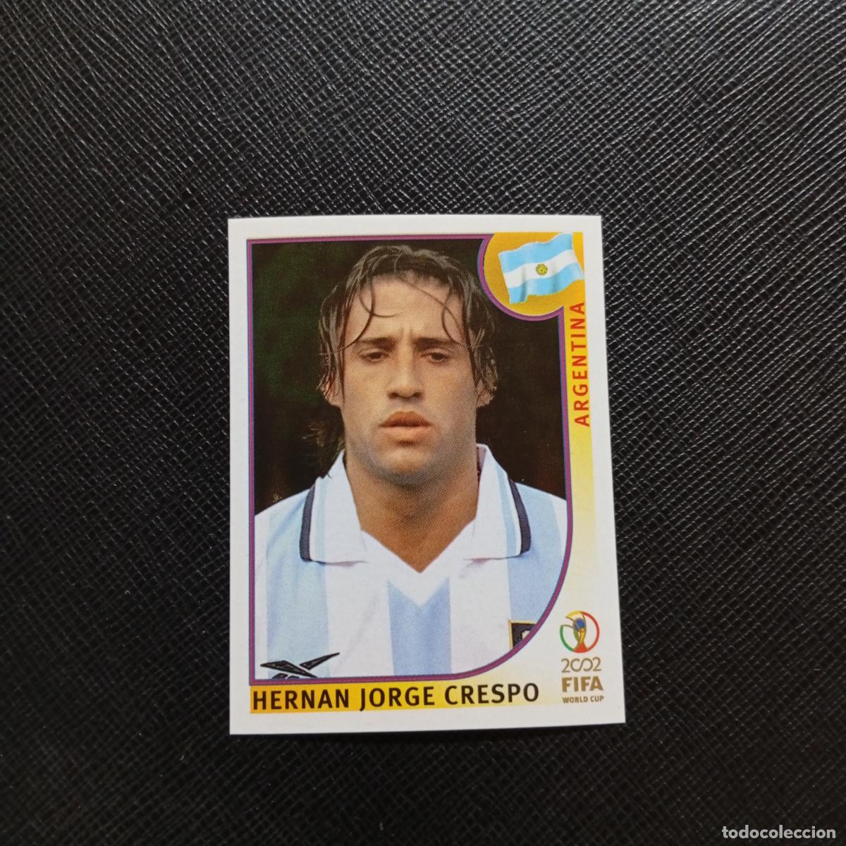 Cromos de f&uacute;tbol: 402 HERNAN CRESPO ARGENTINA PANINI 2002 MUNDIAL KOREA FUTBOL 02 CROMO - SIN PEGAR - A59 PG298