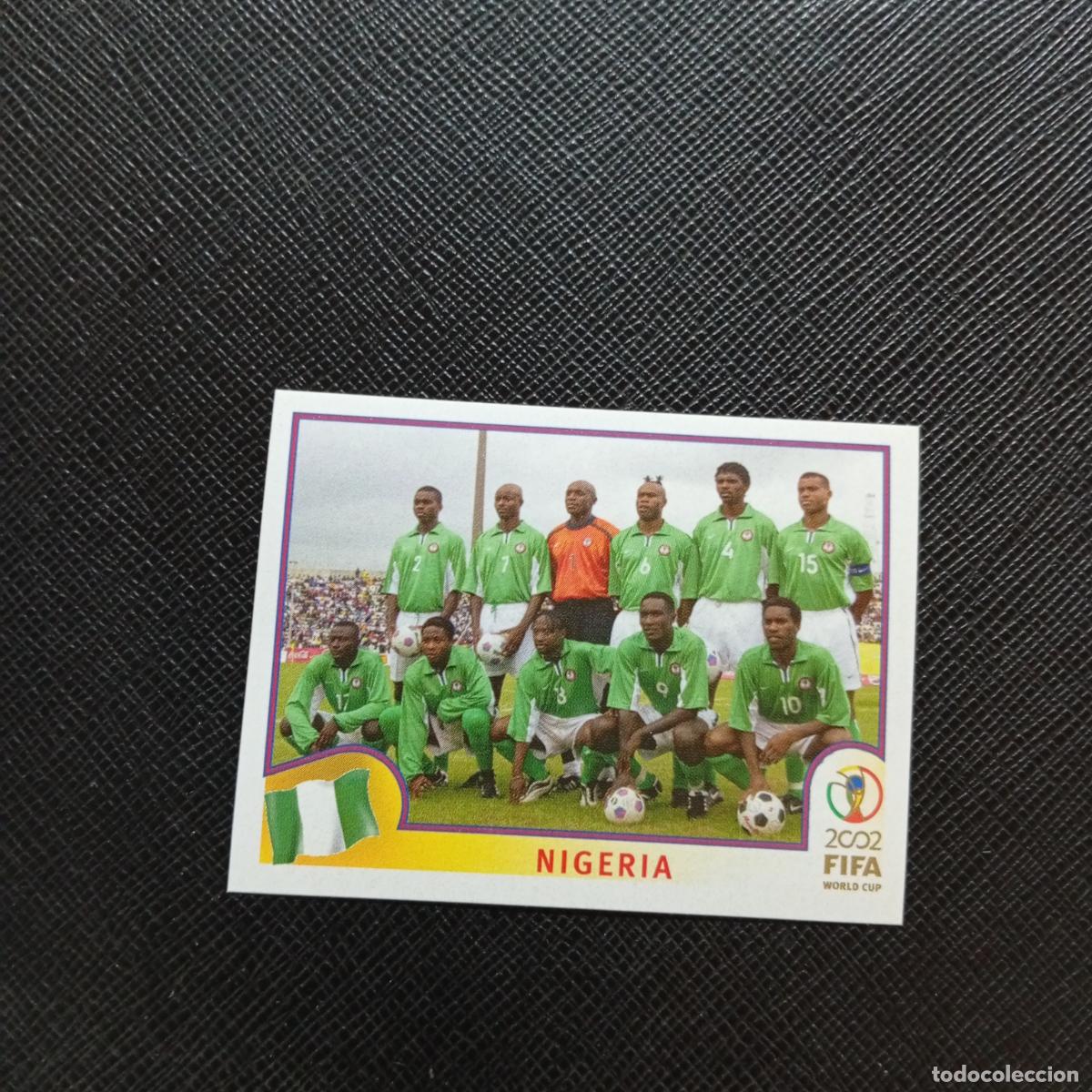 Cromos de f&uacute;tbol: 403 ALINEACION NIGERIA PANINI 2002 MUNDIAL KOREA FUTBOL 02 CROMO - SIN PEGAR - A59 PG298