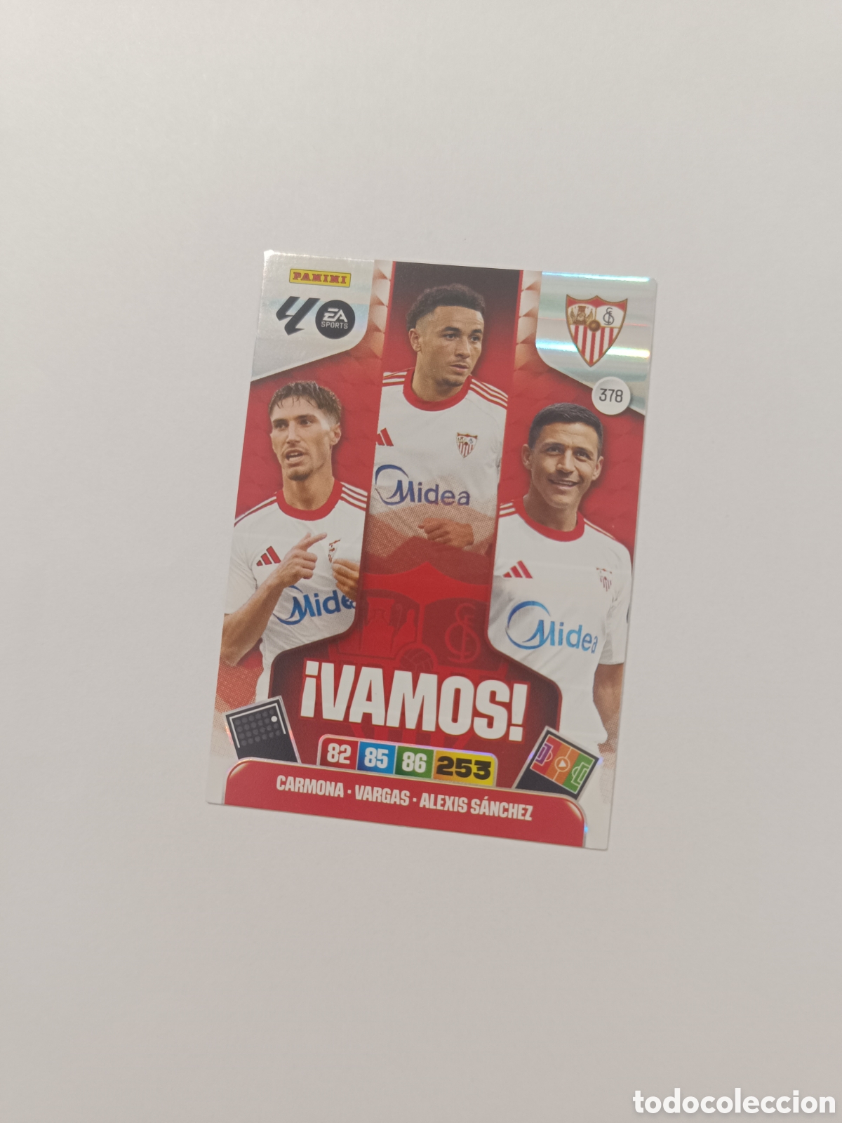 Cromos de f&uacute;tbol: Adrenalyn 25-26 Vamos 378 Sevilla
