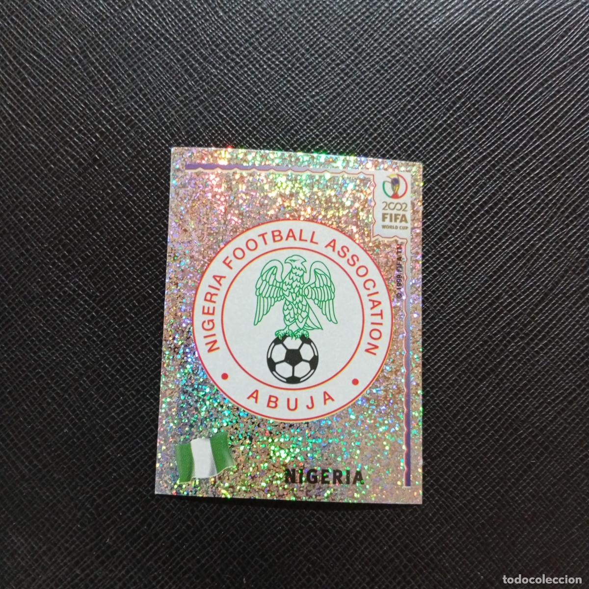 Cromos de f&uacute;tbol: 404 ESCUDO NIGERIA PANINI 2002 MUNDIAL KOREA FUTBOL 02 CROMO - SIN PEGAR - A59 PG298