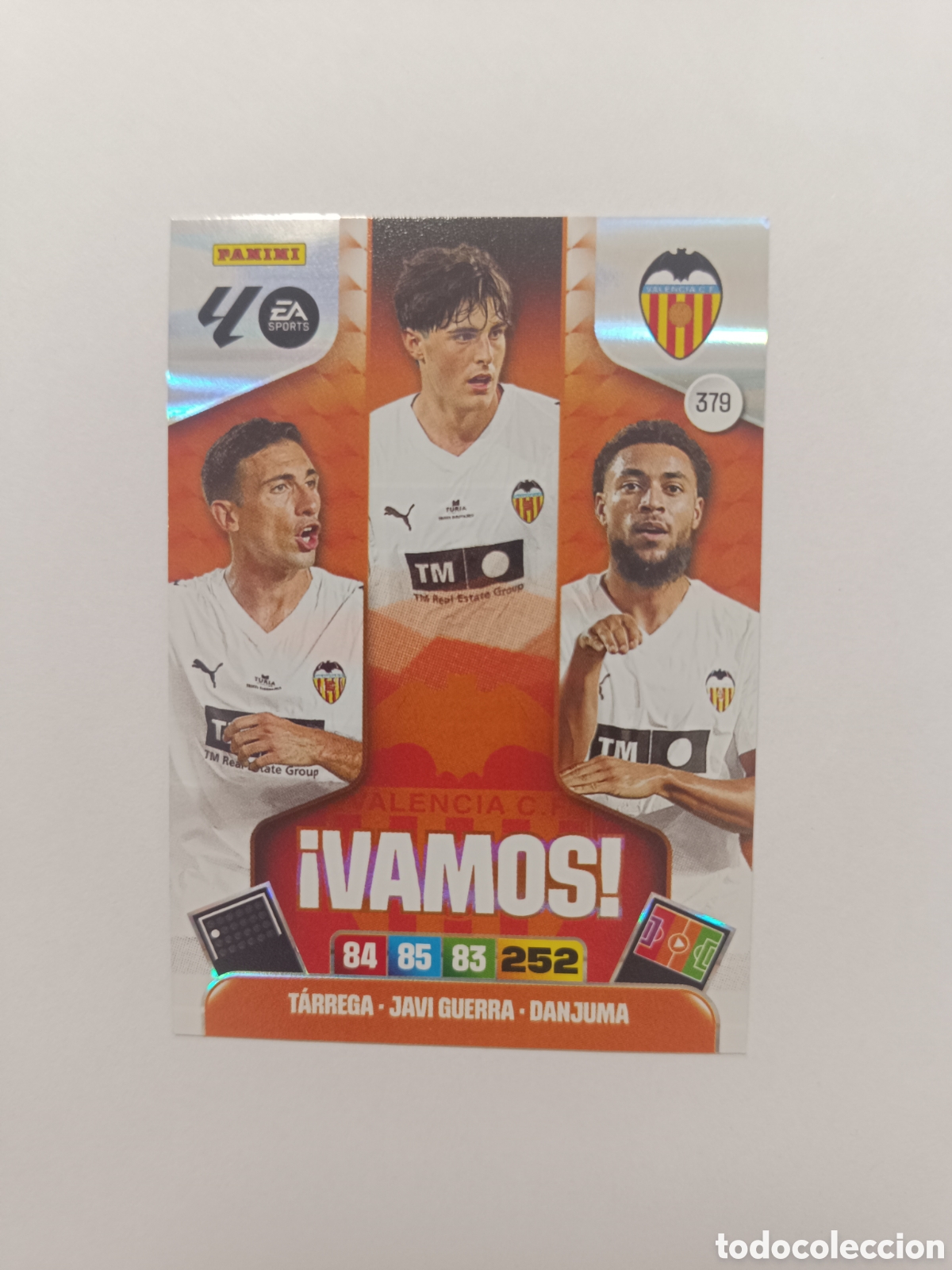 Cromos de f&uacute;tbol: Adrenalyn 25-26 Vamos 379 valencia