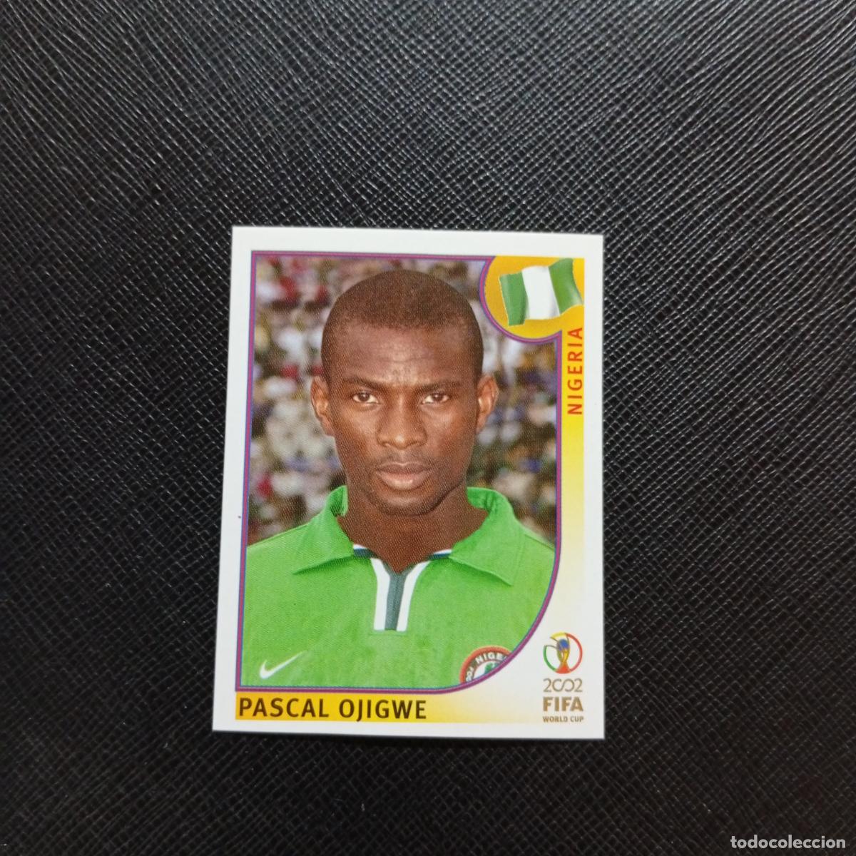 Cromos de f&uacute;tbol: 406 PASCAL OJIGWE NIGERIA PANINI 2002 MUNDIAL KOREA FUTBOL 02 CROMO - SIN PEGAR - A59 PG307