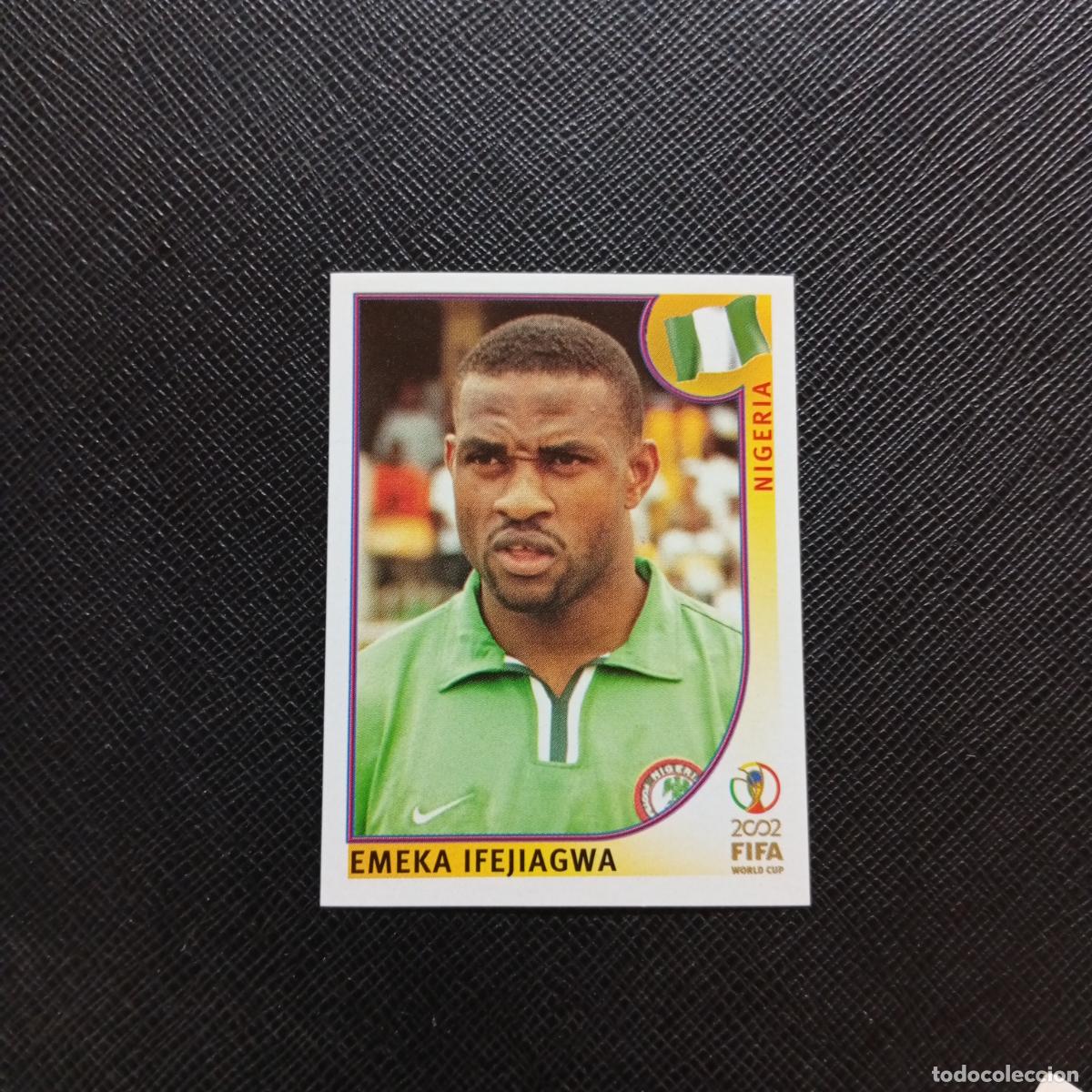 Cromos de f&uacute;tbol: 407 EMEKA IFEJIAGWA NIGERIA PANINI 2002 MUNDIAL KOREA FUTBOL 02 CROMO - SIN PEGAR - A59 PG307