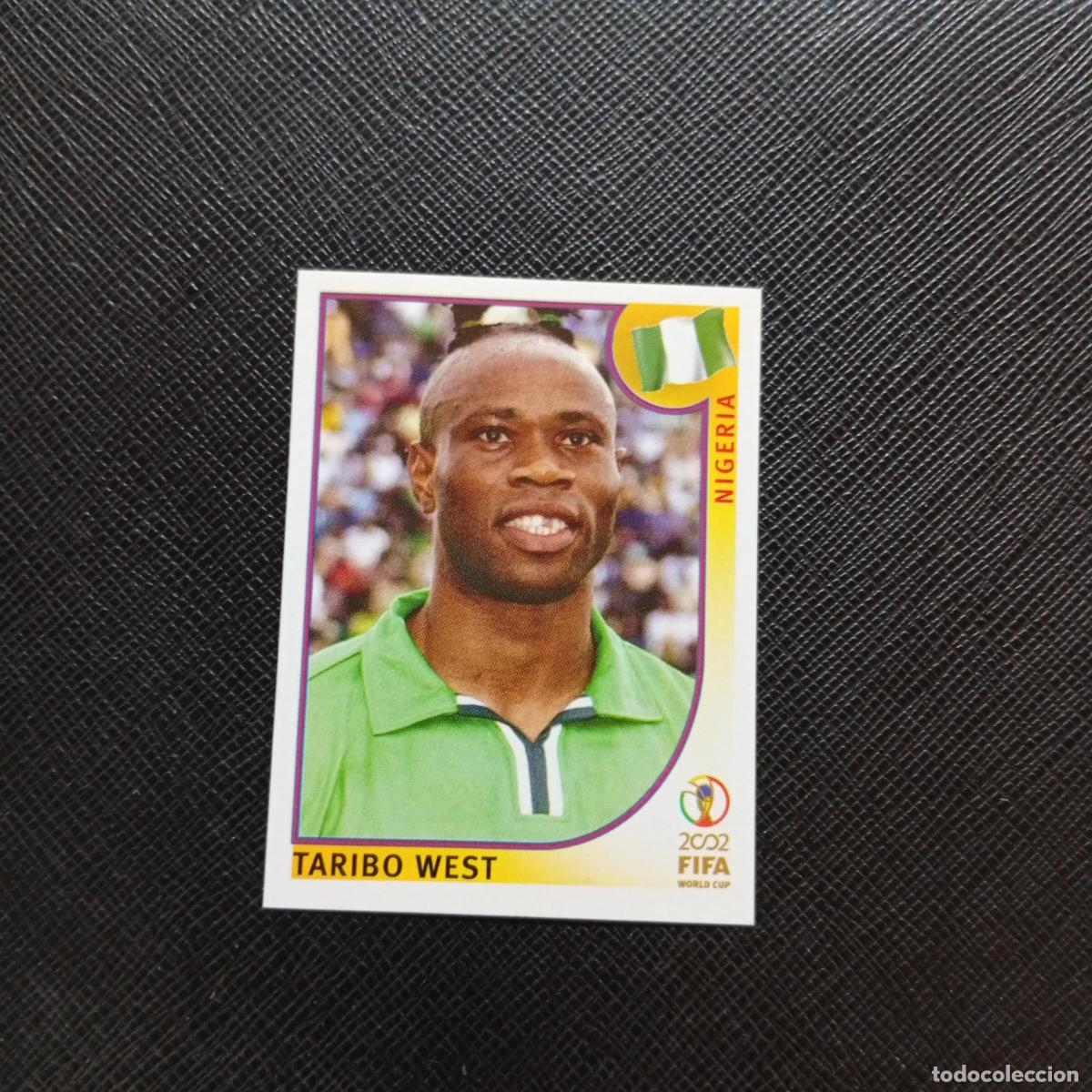Cromos de f&uacute;tbol: 408 TARIBO WEST NIGERIA PANINI 2002 MUNDIAL KOREA FUTBOL 02 CROMO - SIN PEGAR - A59 PG307