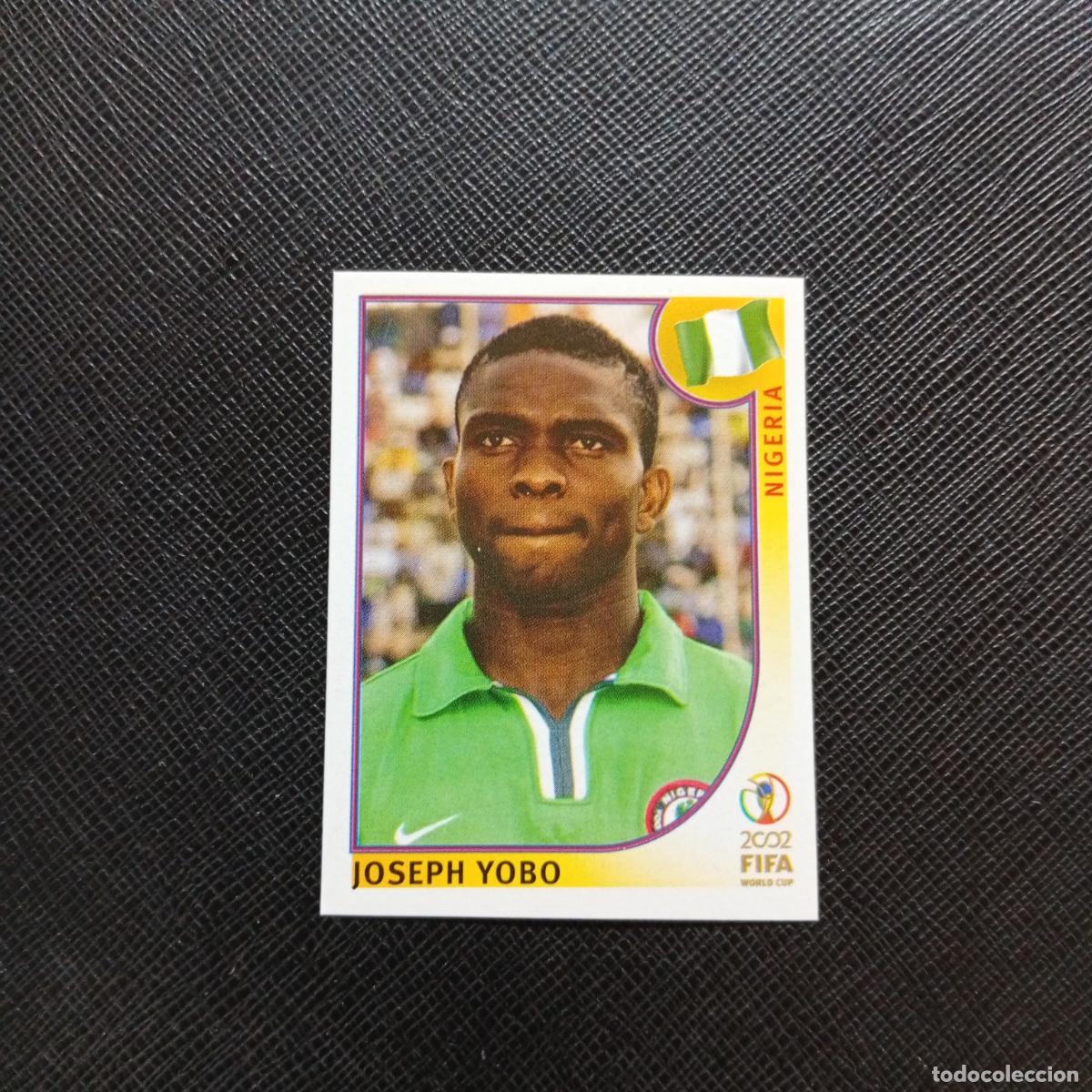 Cartes &agrave; collectionner de Football: 409 JOSEPH YOBO NIGERIA PANINI 2002 MUNDIAL KOREA FUTBOL 02 CROMO - SIN PEGAR - A59 PG307