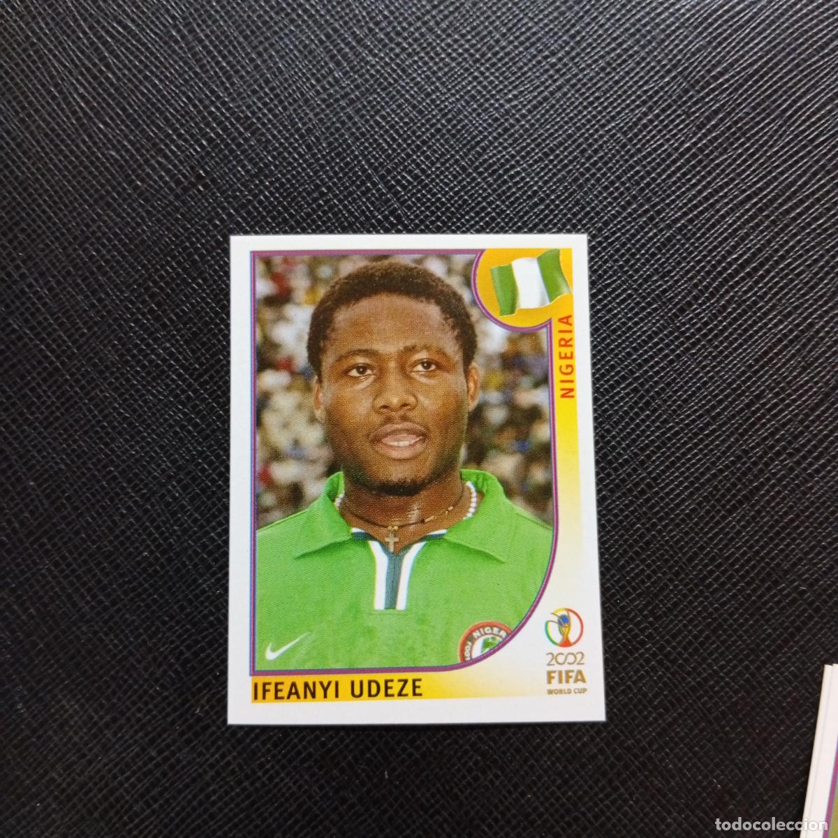 Cromos de Futebol: 410 IFEANYI UDEZE NIGERIA PANINI 2002 MUNDIAL KOREA FUTBOL 02 CROMO - SIN PEGAR - A59 PG307