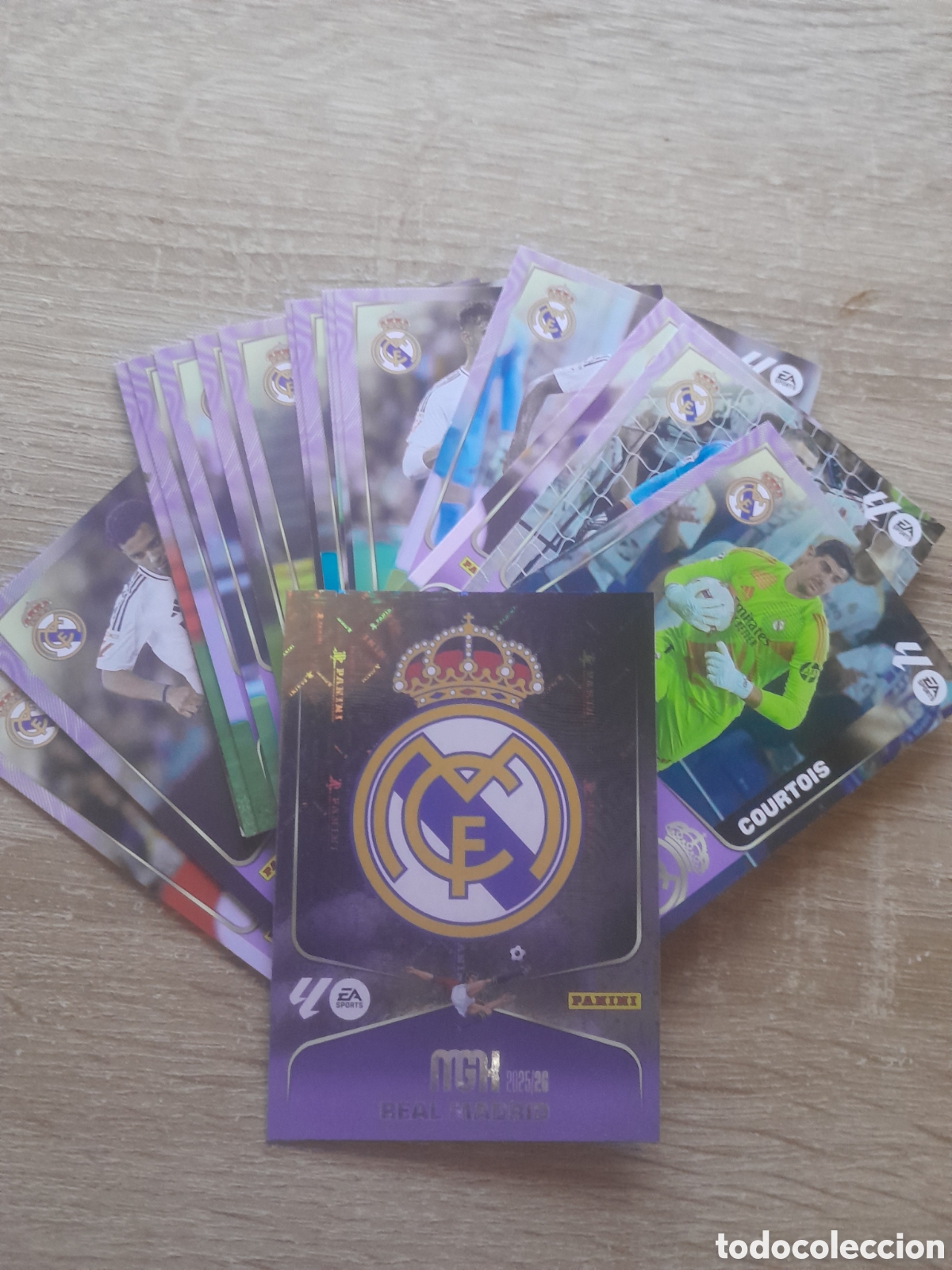 Cromos de f&uacute;tbol: megacracks 2025 2026 lote 18 cromos real madrid diferentes