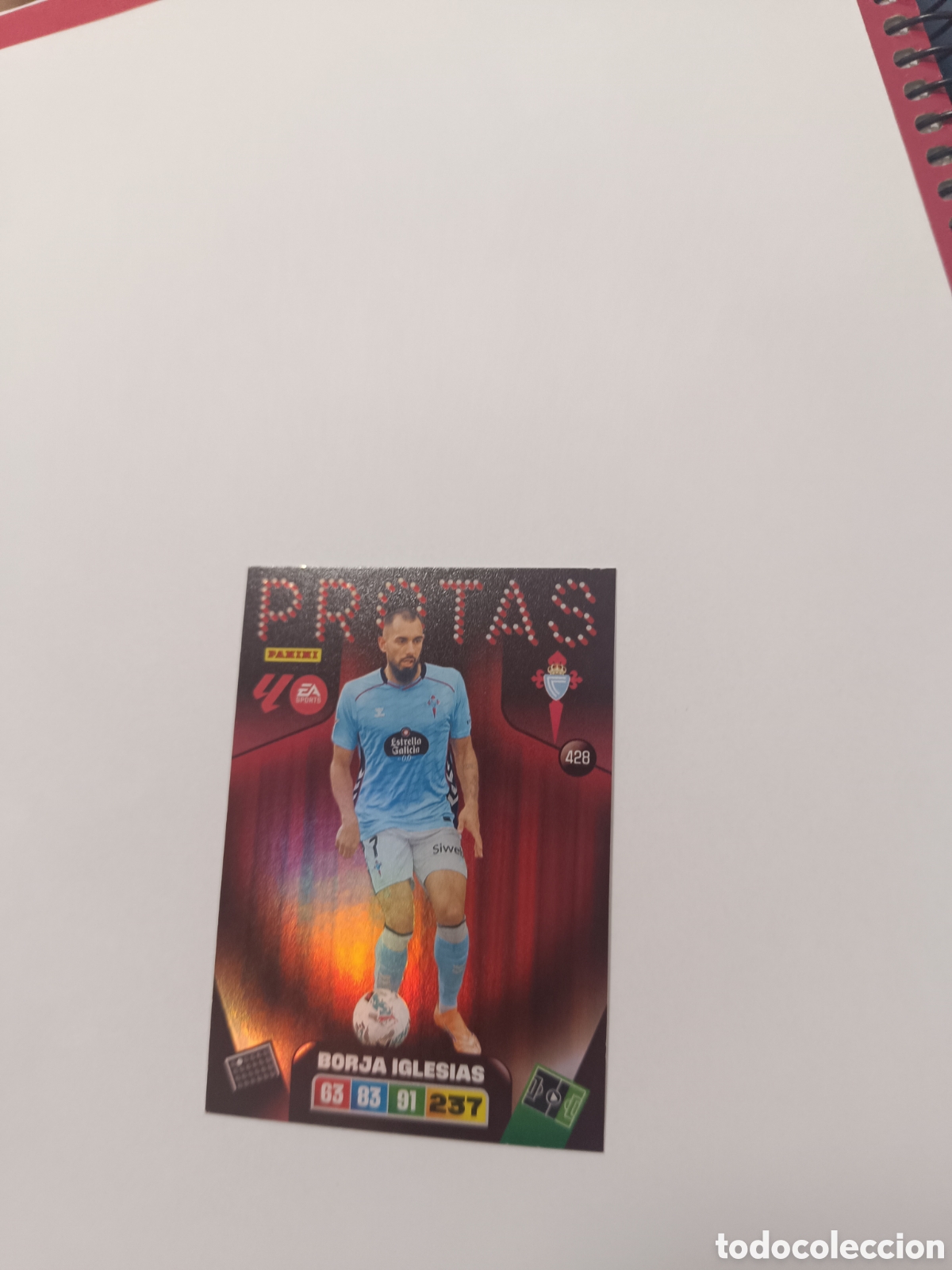 Cromos de f&uacute;tbol: Adrenalyn 25-26 protas 428 Borja iglesias
