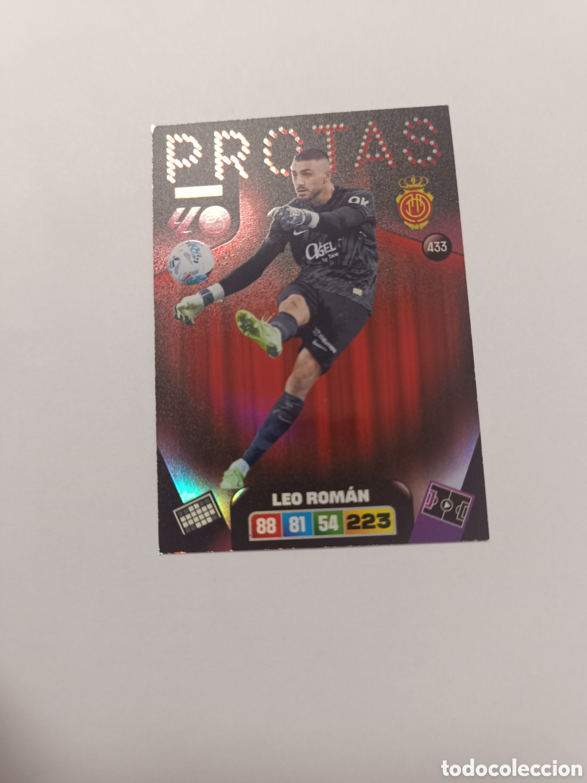 Cromos de f&uacute;tbol: Adrenalyn 25-26 protas 433 leo roman