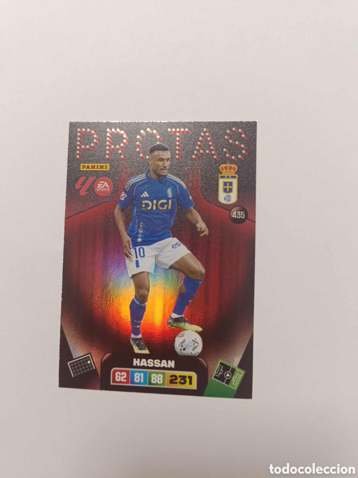 Cromos de f&uacute;tbol: Adrenalyn 25-26 protas 435 hassan