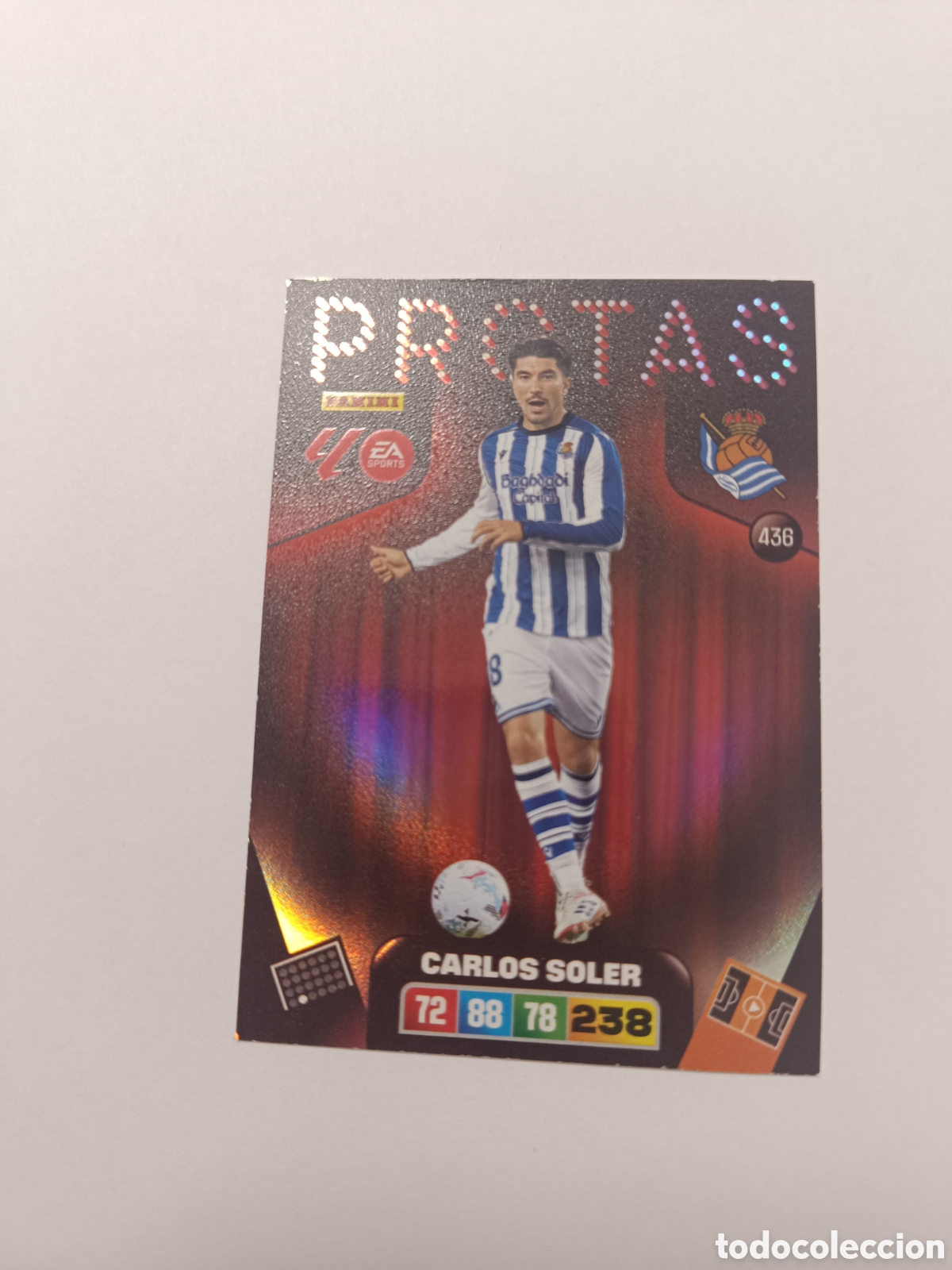 Cromos de f&uacute;tbol: Adrenalyn 25-26 protas Carlos soler 436