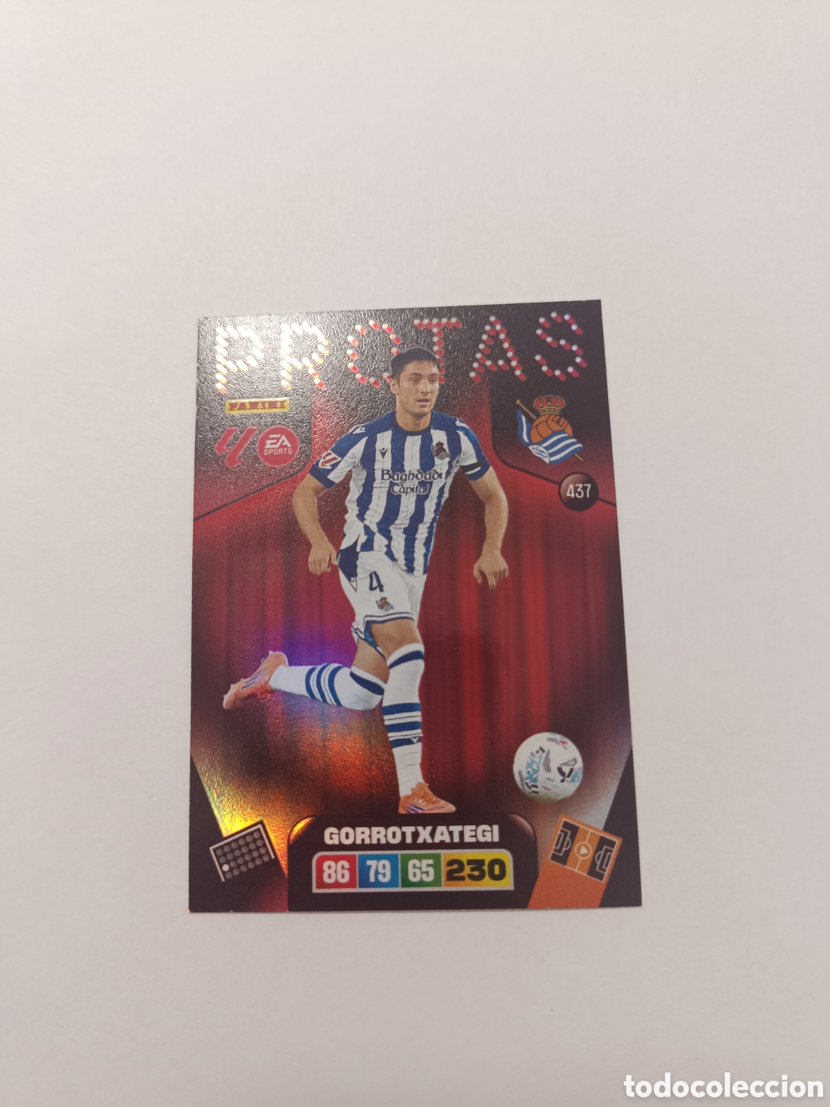 Cromos de f&uacute;tbol: Adrenalyn 25-26 protas 437 gorrotxategi