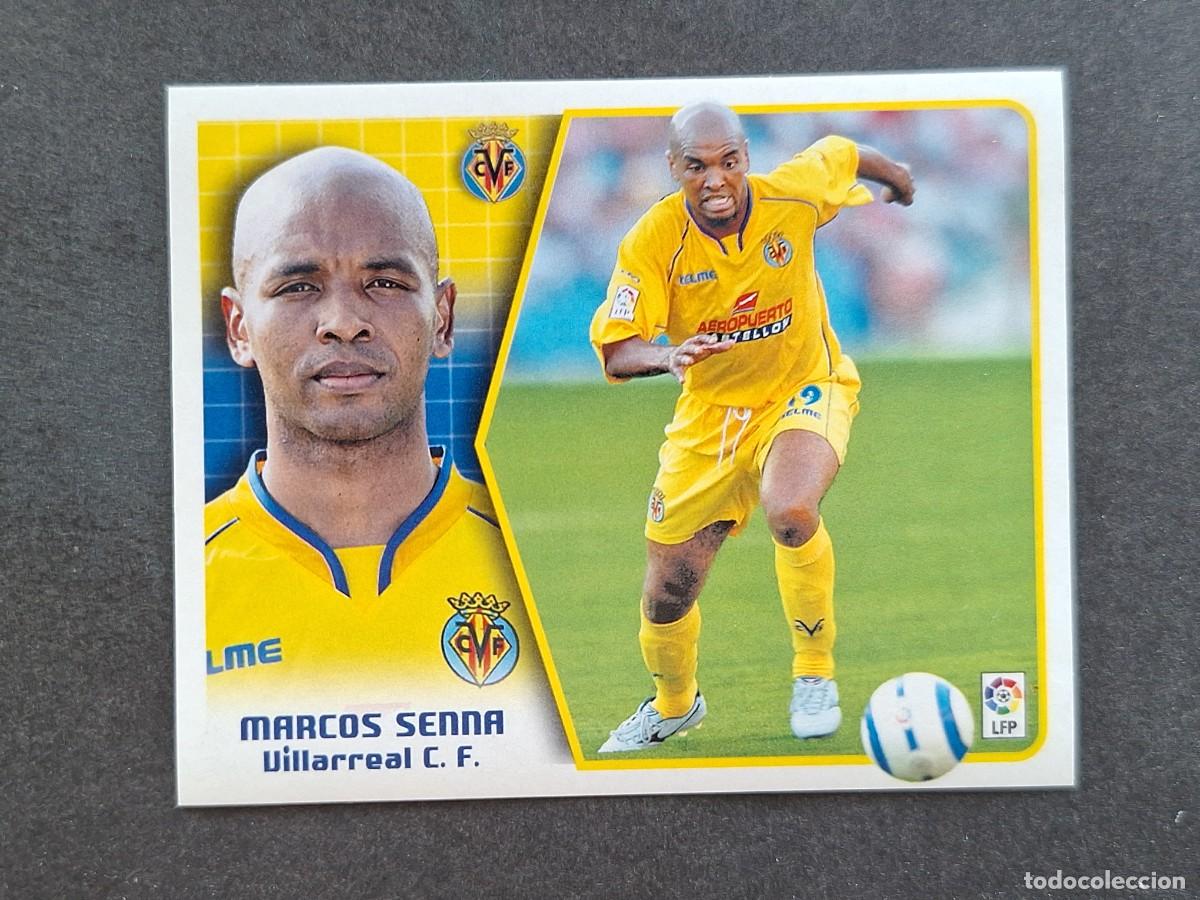 Cromos de f&uacute;tbol: L5 MARCOS SENNA VILLARREAL C. F. LIGA ESTE 2005 2006 05 06 NUNCA PEGADO SIN PEGAR