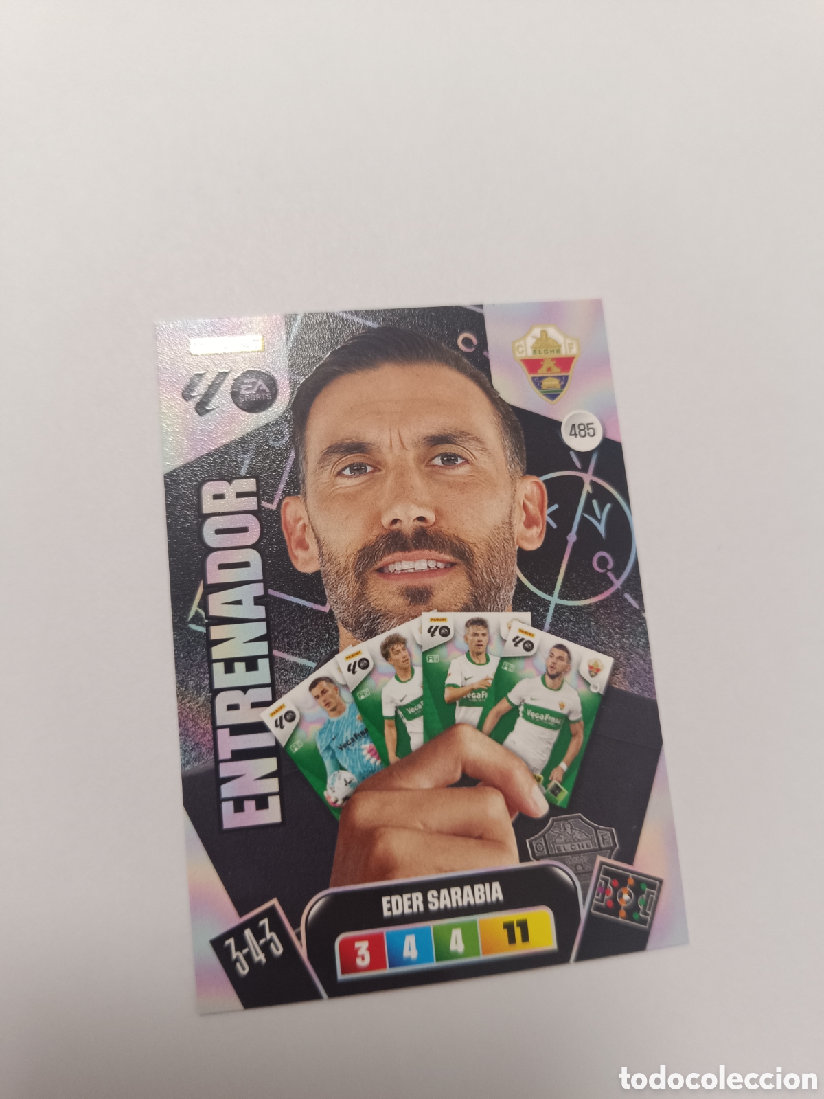 Cromos de f&uacute;tbol: Adrenalyn 25-26 entrenador Eder Sarabia 485