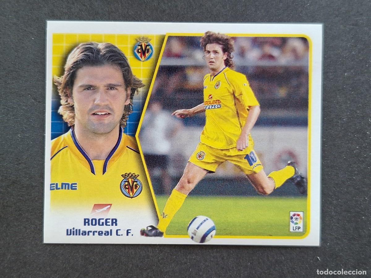 Cromos de f&uacute;tbol: L5 ROGER VILLARREAL C. F. LIGA ESTE 2005 2006 05 06 NUNCA PEGADO SIN PEGAR