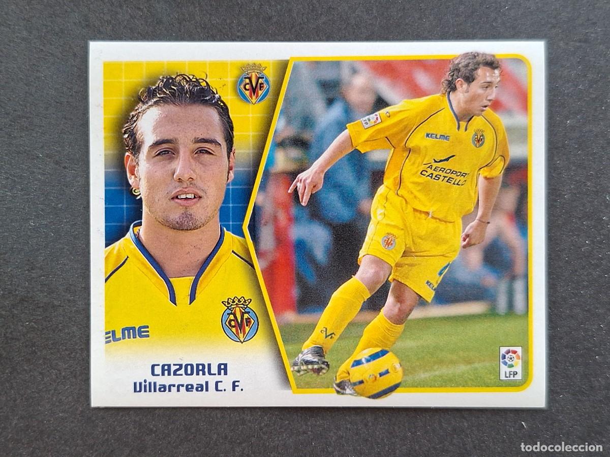 Cromos de f&uacute;tbol: L5 CAZORLA VILLARREAL C. F. LIGA ESTE 2005 2006 05 06 NUNCA PEGADO SIN PEGAR