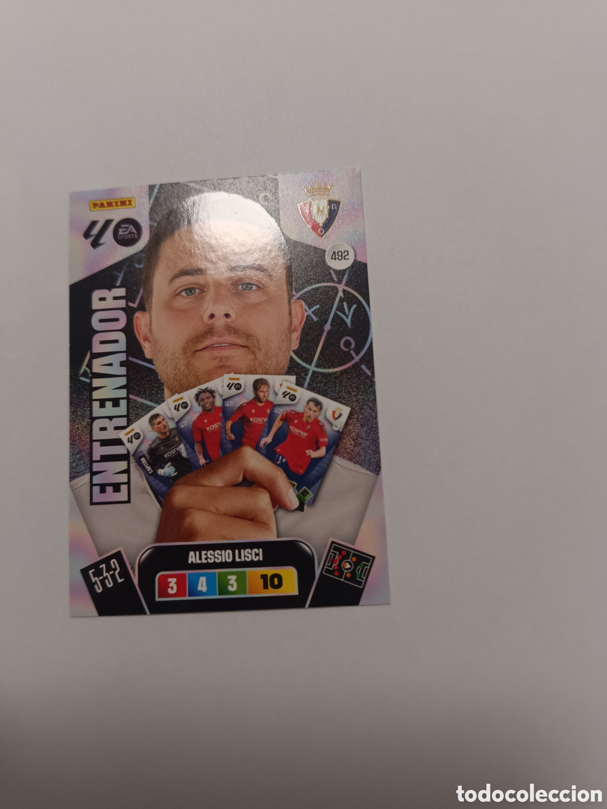 Fu&szlig;ball-Sticker: Adrenalyn 25-26 entrenador 492 alessio lisci
