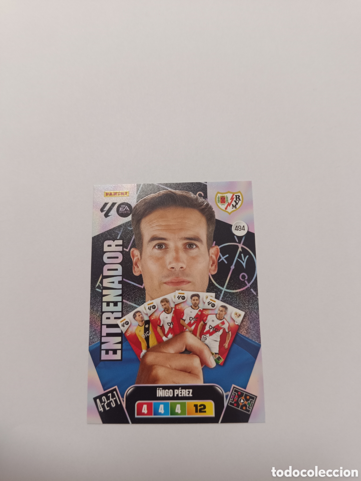 Cromos de f&uacute;tbol: Adrenalyn 25-26 entrenador 494 &Iacute;&ntilde;igo perez