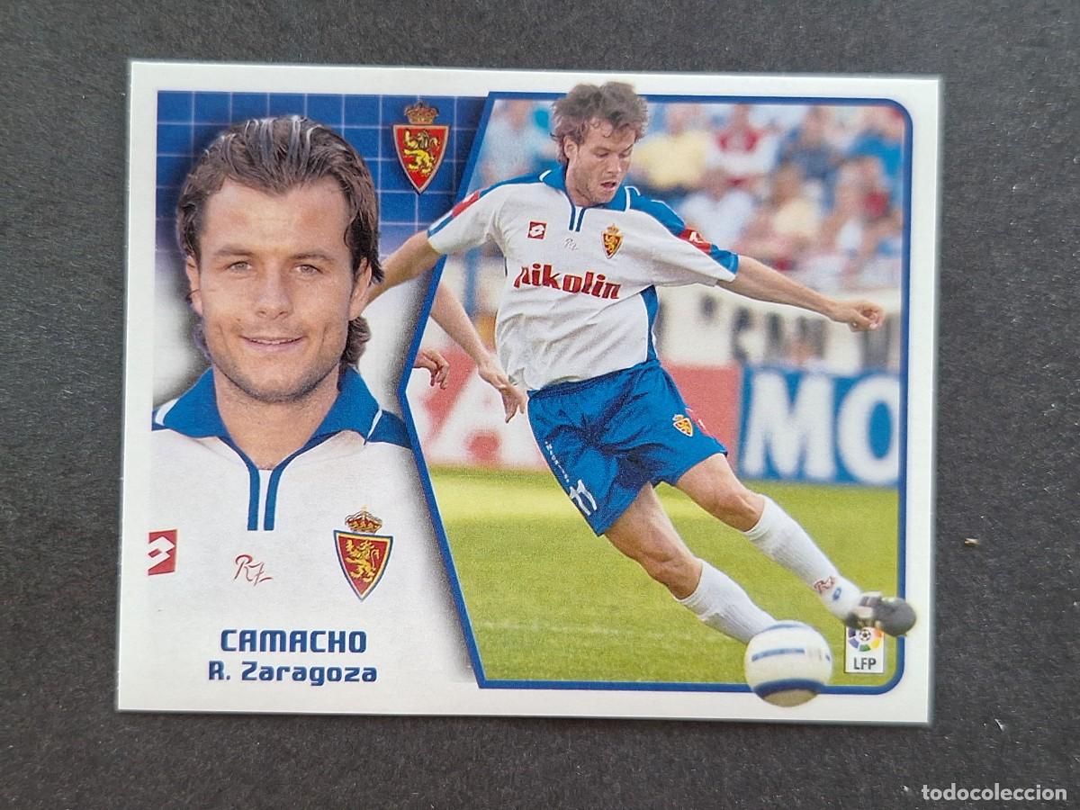 Cromos de f&uacute;tbol: L5 CAMACHO REAL ZARAGOZA LIGA ESTE 2005 2006 05 06 NUNCA PEGADO SIN PEGAR