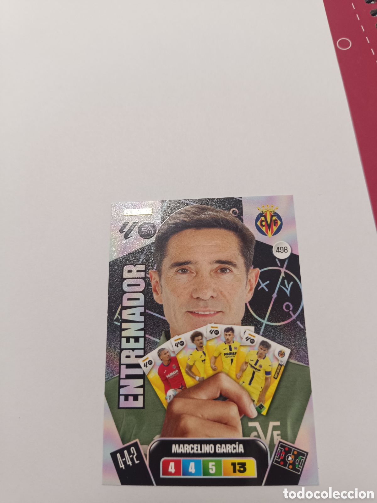 Cromos de f&uacute;tbol: Adrenalyn 25-26 entrenador Marcelino 498