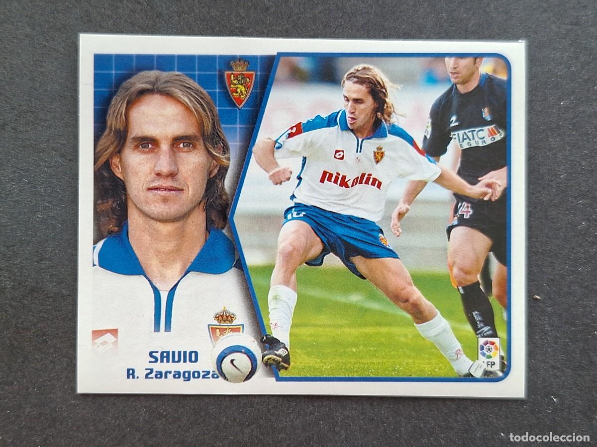 Cromos de f&uacute;tbol: L5 SAVIO REAL ZARAGOZA LIGA ESTE 2005 2006 05 06 NUNCA PEGADO SIN PEGAR
