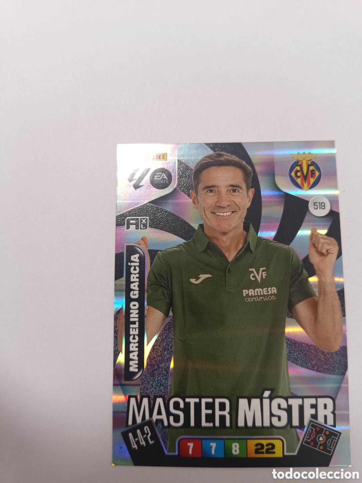 Cromos de f&uacute;tbol: Adrenalyn 25-26 m&aacute;ster mister 519 marcelino