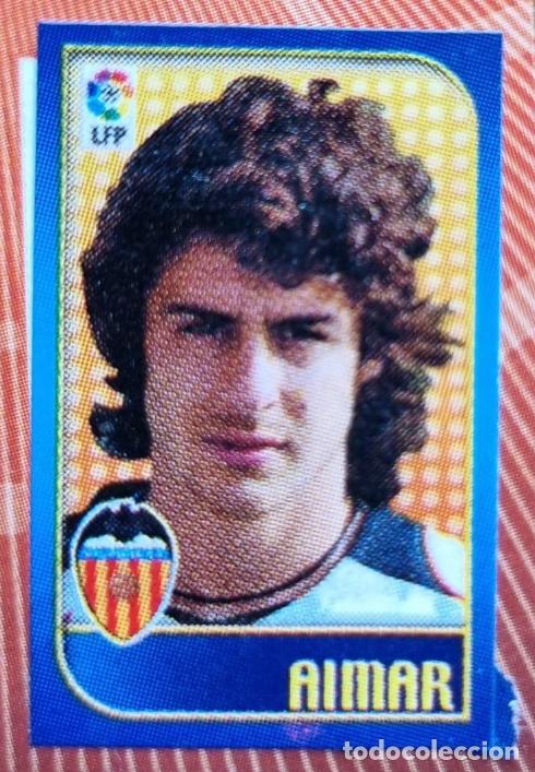 Cromos de f&uacute;tbol: AIMAR (Valencia). Liga de las Estrellas 04-05 Chicles Liga 2004 2005 (Panini) RECORTADO