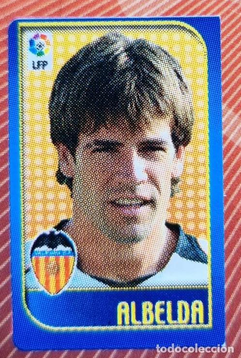 Cromos de f&uacute;tbol: ALBELDA (Valencia). Liga de las Estrellas 04-05 Chicles Liga 2004 2005 (Panini) RECORTADO