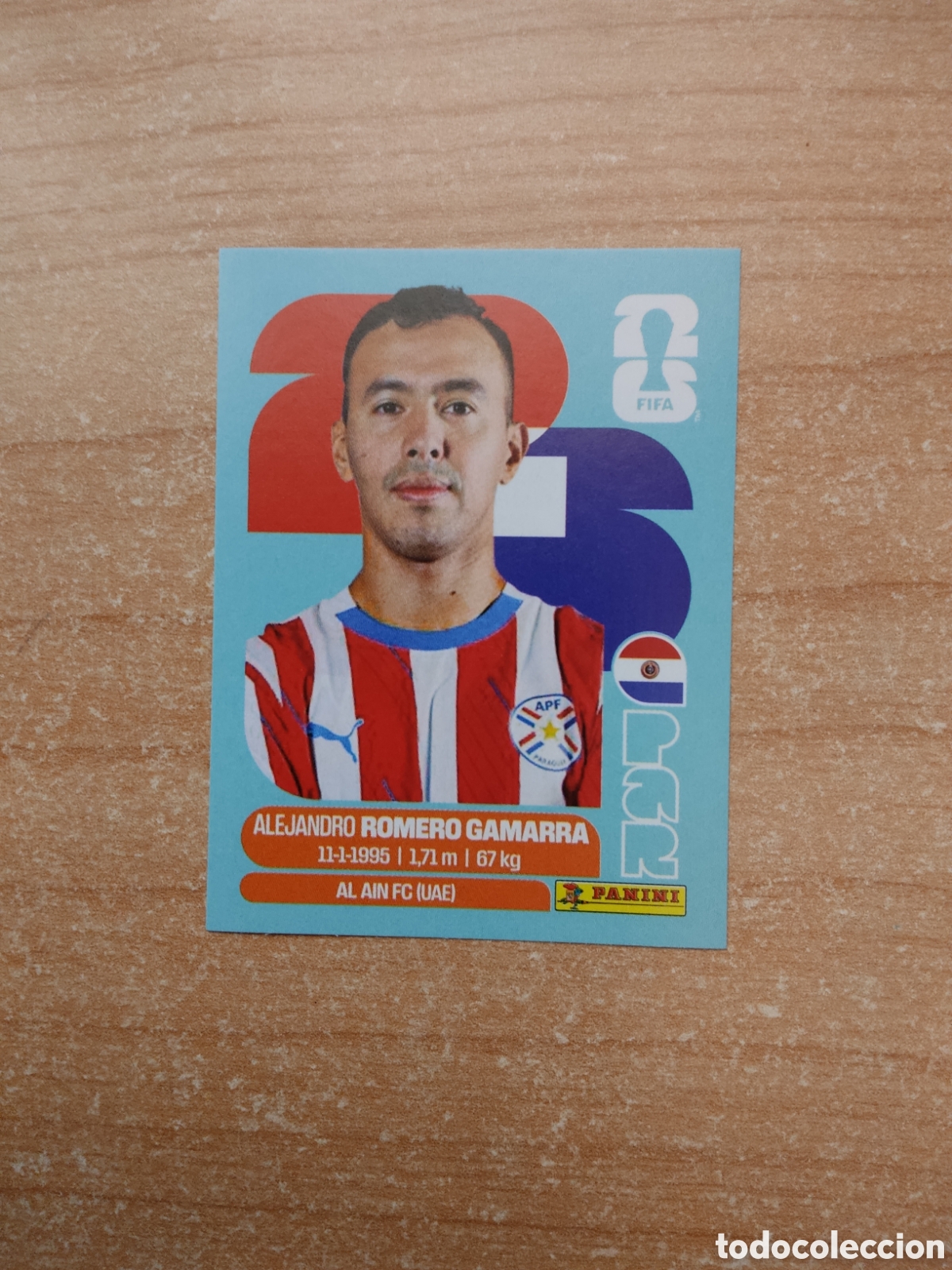 Cromos de f&uacute;tbol: 16 ALEJANDRO ROMERO GAMARRA PARAGUAY FIFA WORLD CUP 2026