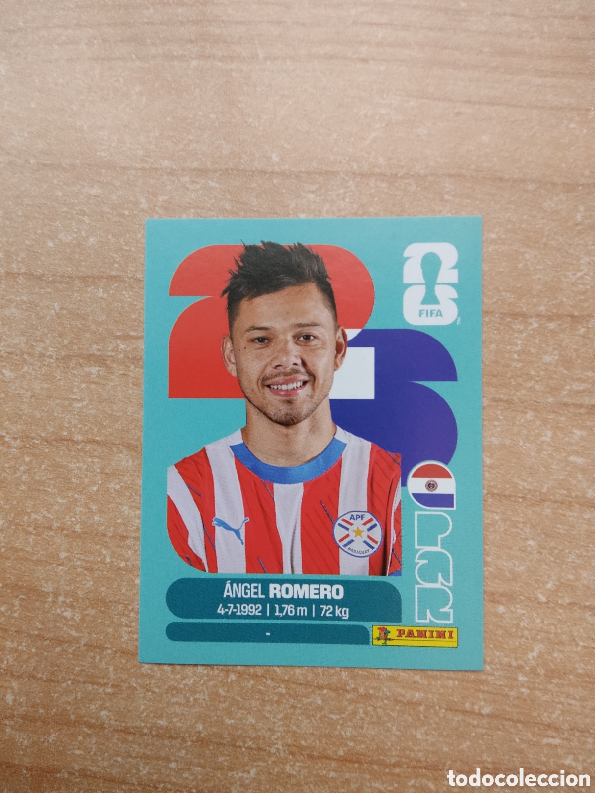 Cromos de f&uacute;tbol: 19 ANGEL ROMERO PARAGUAY FIFA WORLD CUP 2026