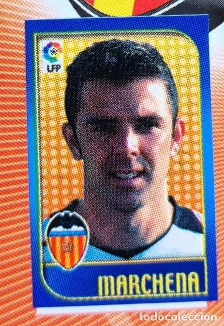 Cromos de f&uacute;tbol: MARCHENA (Valencia). Liga de las Estrellas 04-05 Chicles Liga 2004 2005 (Panini) RECORTADO