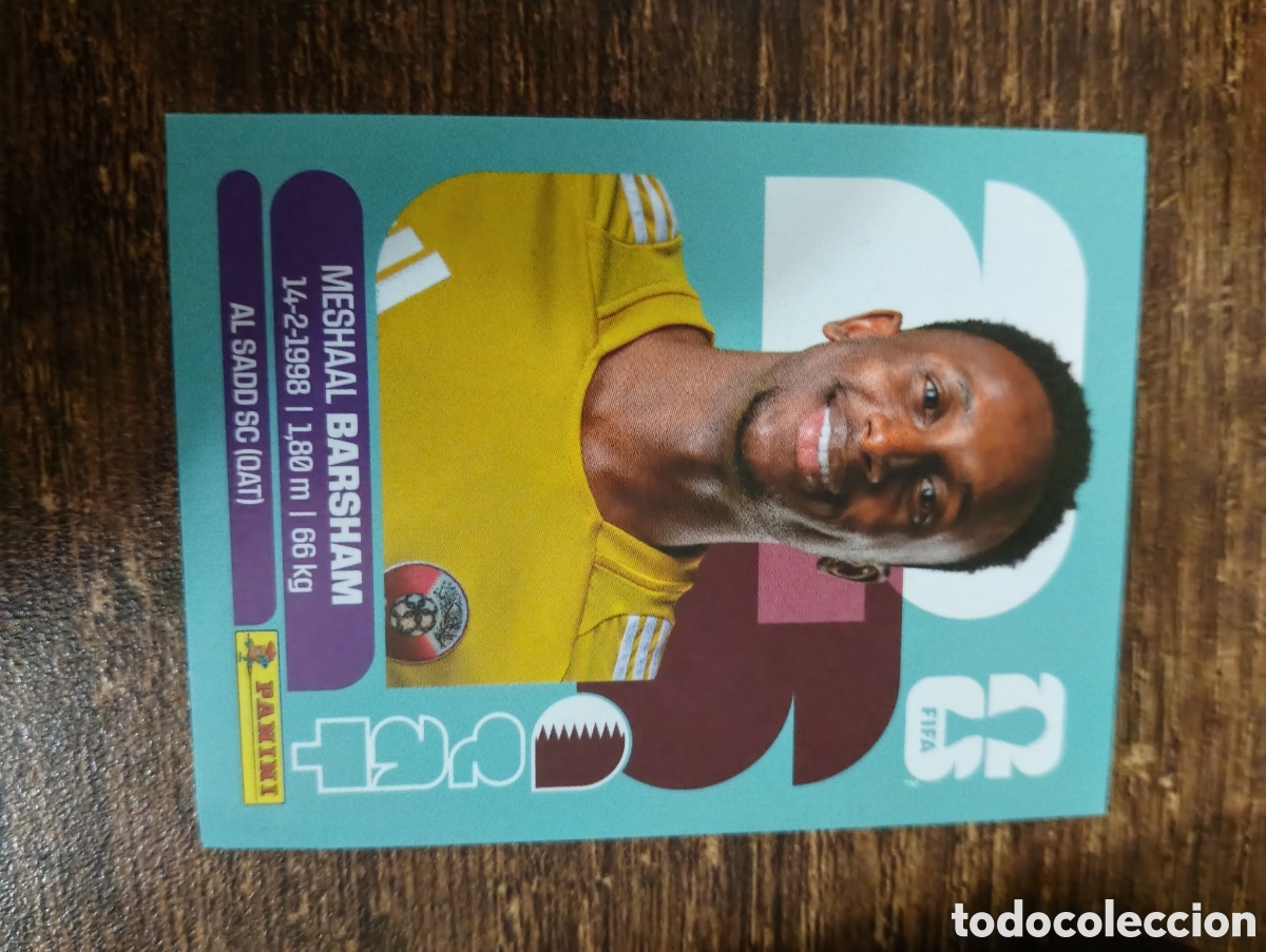 Cromos de f&uacute;tbol: QAT2 QAT 2 Meshaal Barsham Qatar Sticker Cromo FIFA World Cup 2026 26 Panini Mundial