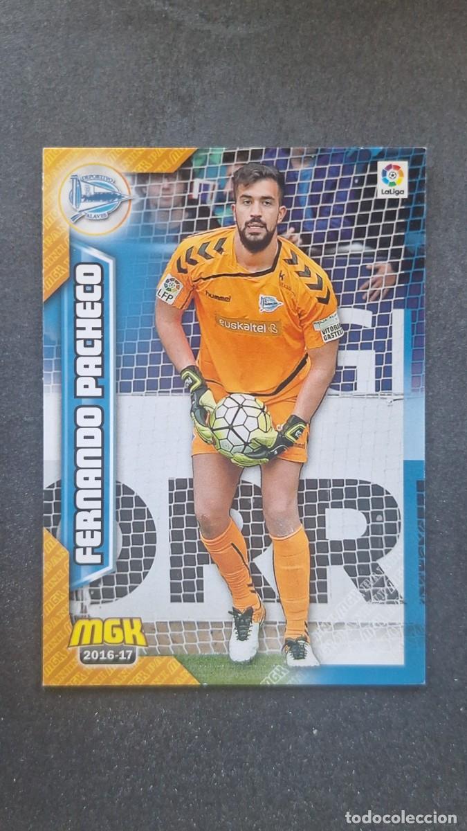 Cromos de f&uacute;tbol: L1 FERNANDO PACHECO DEPORTIVO ALAVES 3 PANINI MEGACRACKS 2016 2017 16 17