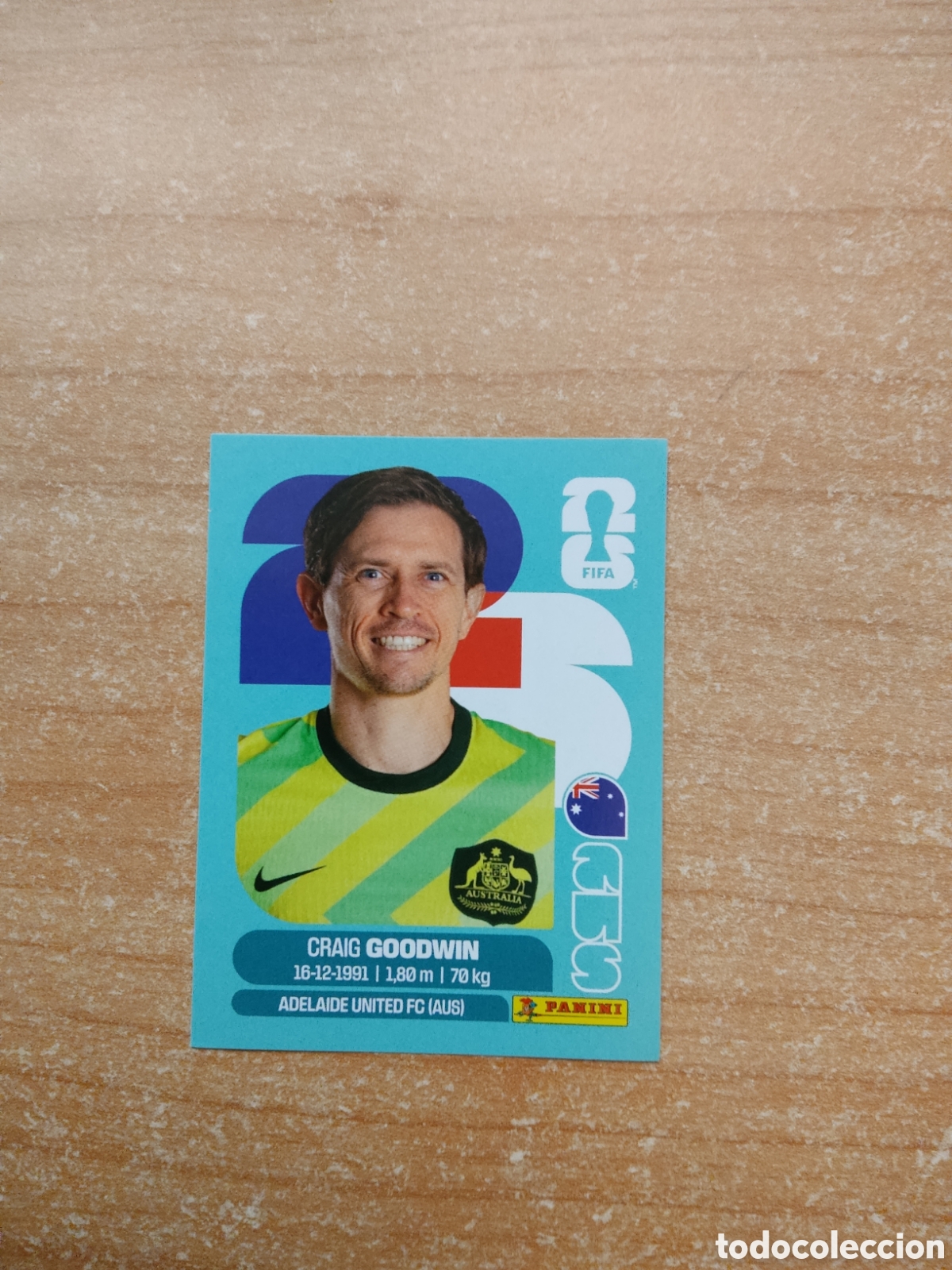 Cromos de f&uacute;tbol: 17 CRAIG GOODWIN AUSTRALIA FIFA WORLD CUP 2026
