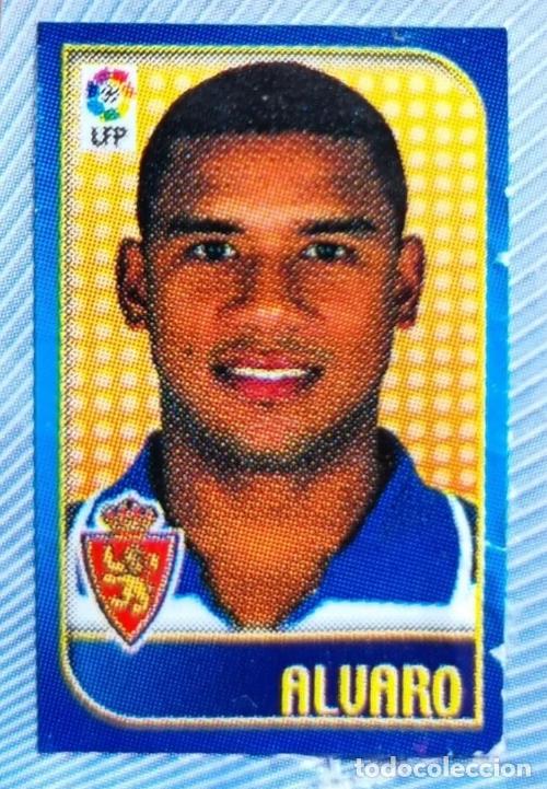 Cromos de f&uacute;tbol: ALVARO (Zaragoza). Liga de las Estrellas 04-05 Chicles Liga 2004 2005 (Panini) RECORTADO