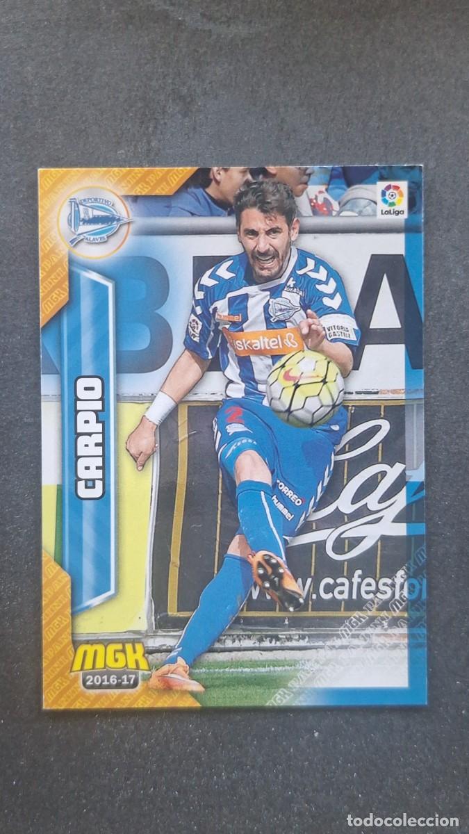 Cromos de f&uacute;tbol: L1 CARPIO DEPORTIVO ALAVES 5 PANINI MEGACRACKS 2016 2017 16 17
