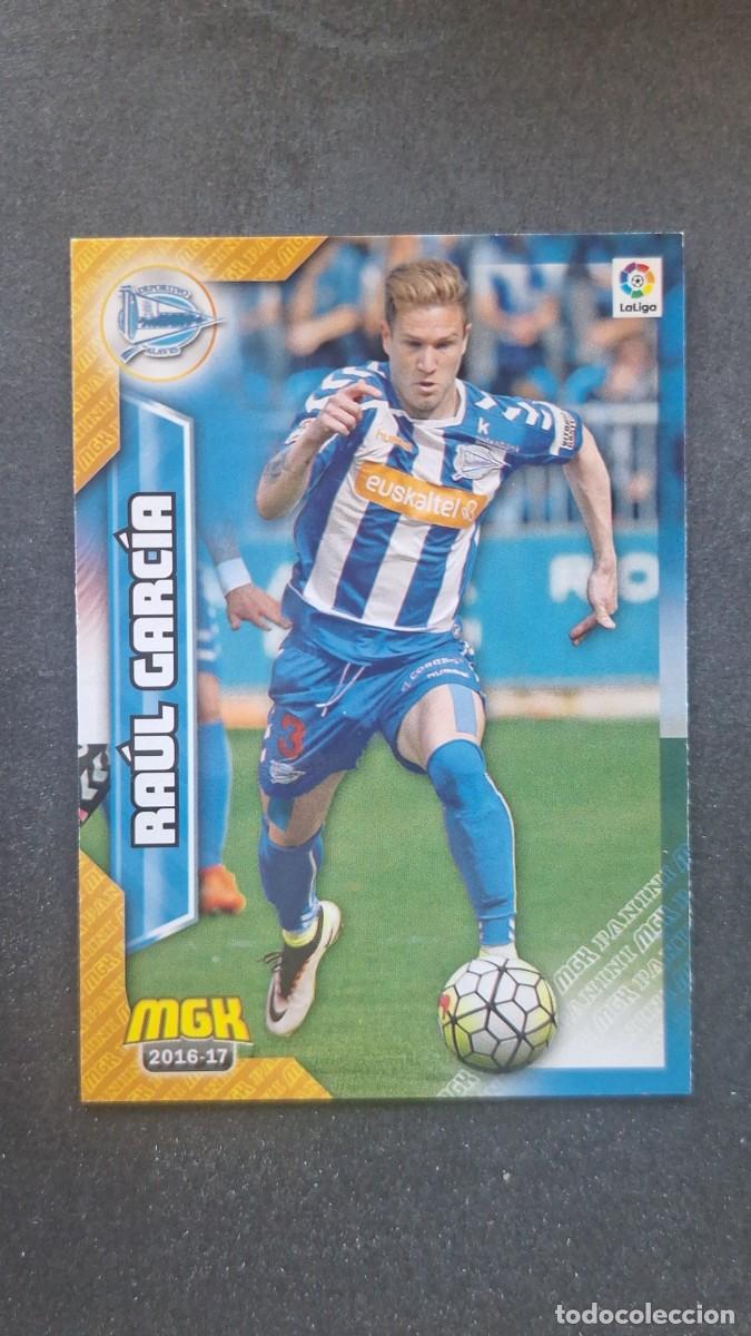 Cromos de f&uacute;tbol: L1 RAUL GARCIA DEPORTIVO ALAVES 9 PANINI MEGACRACKS 2016 2017 16 17