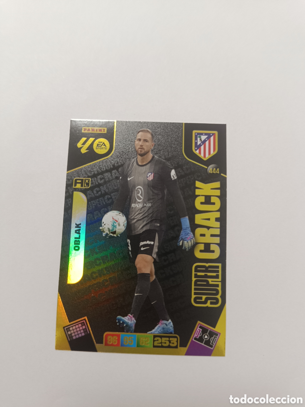 Cromos de f&uacute;tbol: Adrenalyn 25-26 supercrack oblak 444