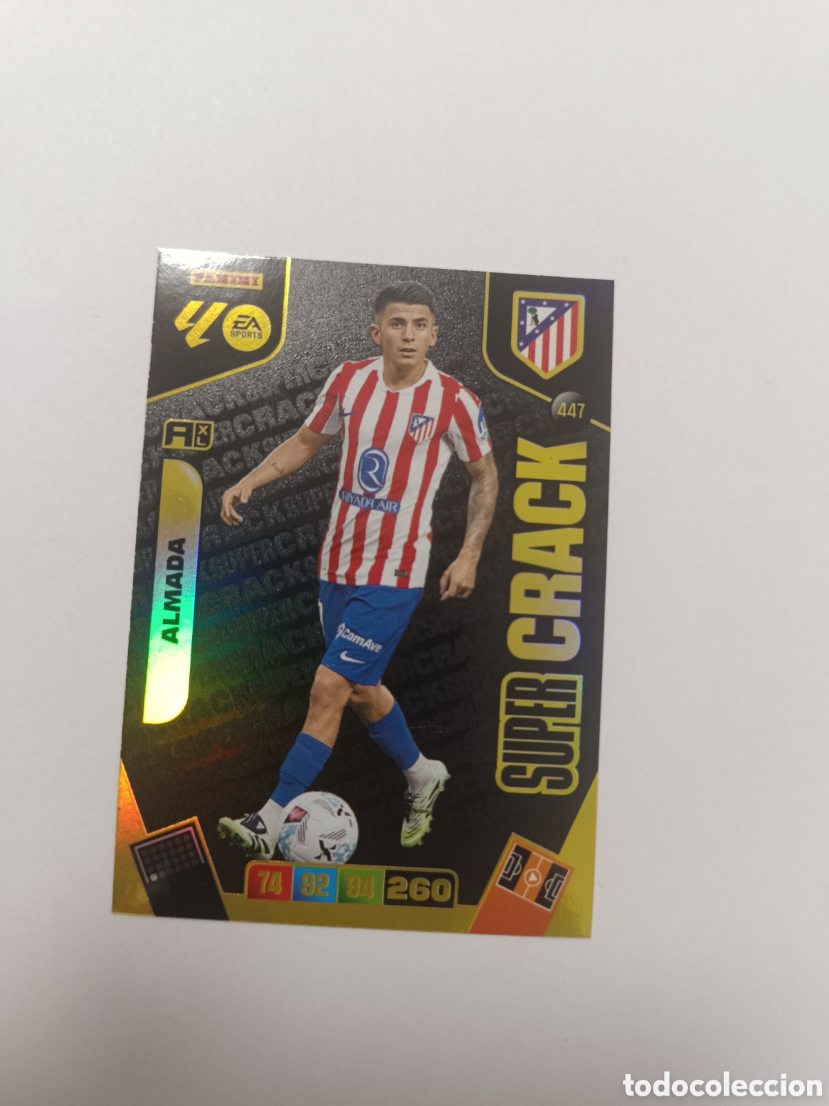 Fu&szlig;ball-Sticker: Adrenalyn 25-26 supercrack Almada 447