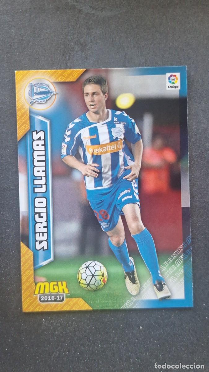 Cromos de f&uacute;tbol: L1 SERGIO LLAMAS DEPORTIVO ALAVES 17 PANINI MEGACRACKS 2016 2017 16 17