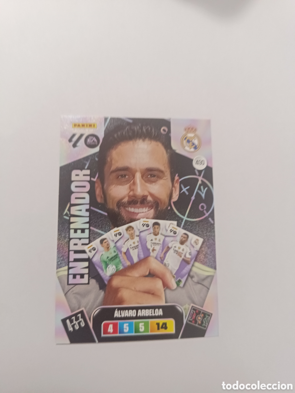 Cromos de f&uacute;tbol: Adrenalyn 25-26 entrenador arbeloa 490