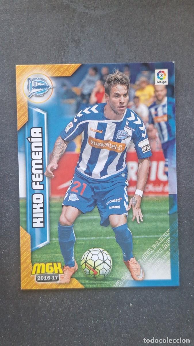 Cromos de f&uacute;tbol: L1 KIKO FEMENIA DEPORTIVO ALAVES 18 PANINI MEGACRACKS 2016 2017 16 17