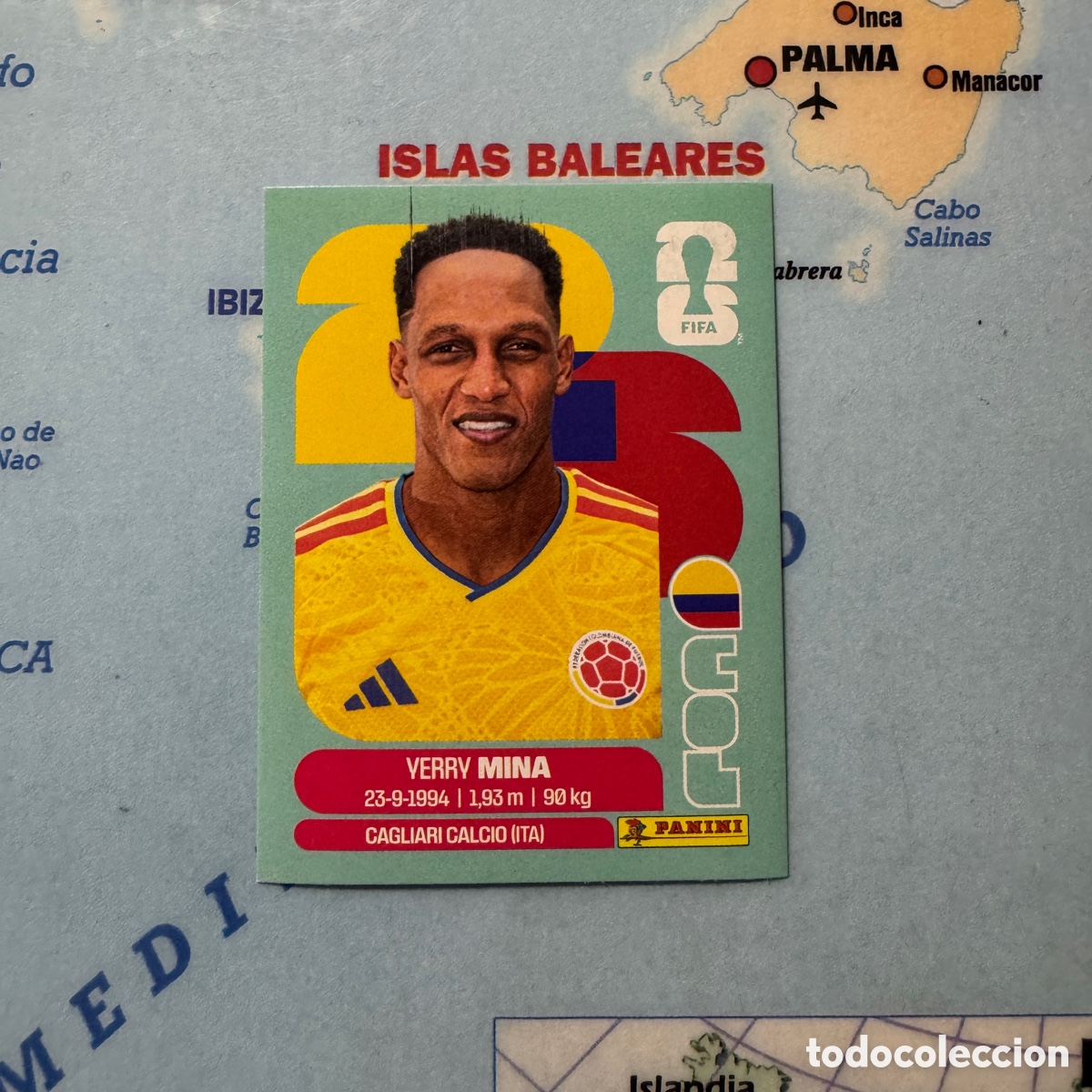 Cromos de f&uacute;tbol: Colombia n&uacute;mero 5 cromo panini Mundial Fifa World Cup 2026