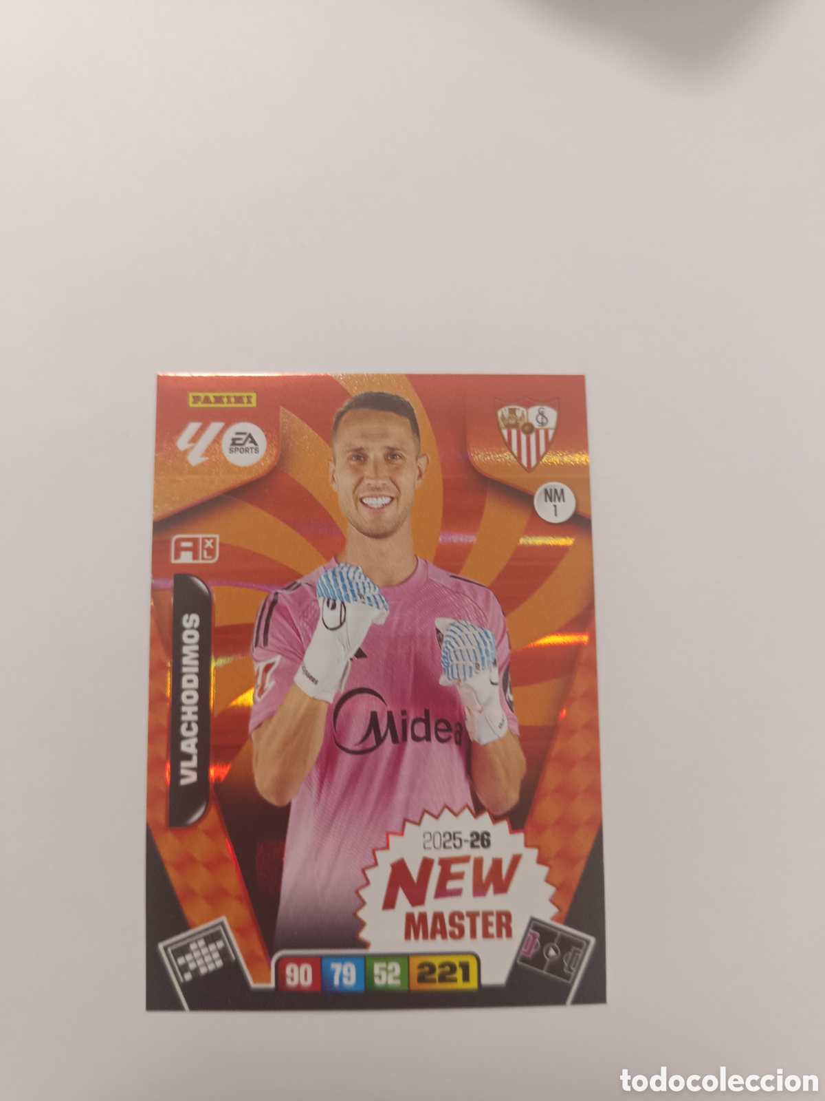 Cromos de f&uacute;tbol: Adrenalyn 25-26 new master 1 vlachodimos