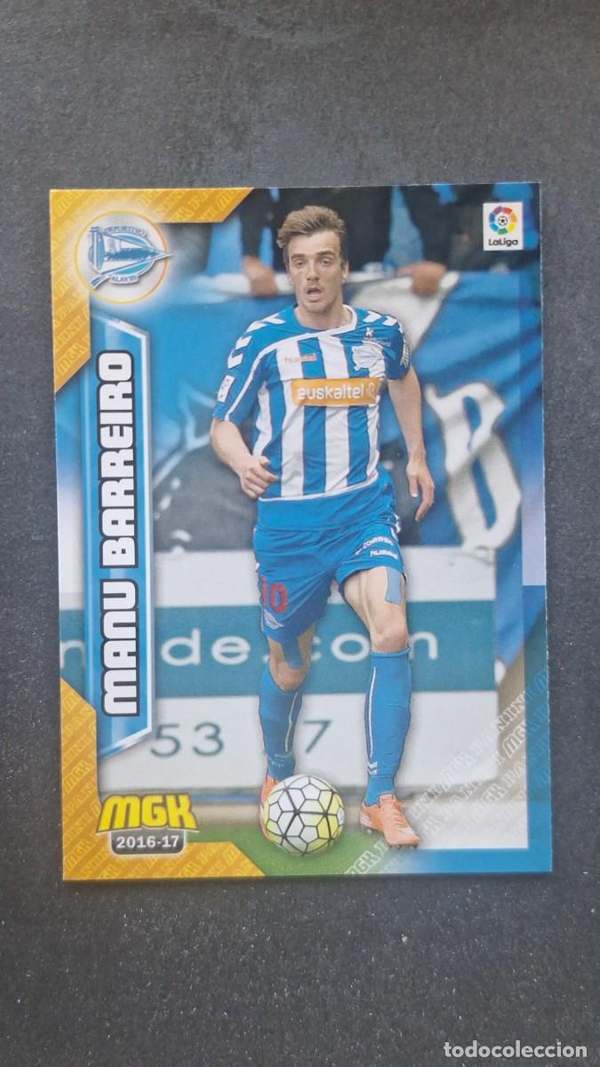 Fu&szlig;ball-Sticker: L1 MANU BARREIRO DEPORTIVO ALAVES 20 PANINI MEGACRACKS 2016 2017 16 17