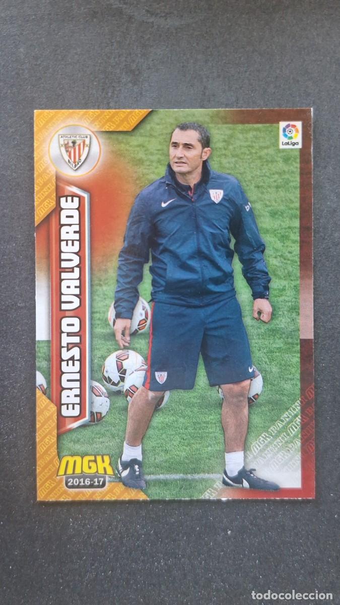 Cromos de f&uacute;tbol: L1 ERNESTO VALVERDE ENTRENADOR ATHLETIC CLUB DE BILBAO 29 PANINI MEGACRACKS 2016 2017 16 17
