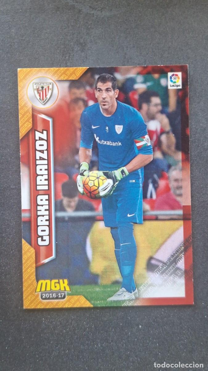 Cromos de f&uacute;tbol: L1 GORKA IRAIZOZ ATHLETIC CLUB DE BILBAO 30 PANINI MEGACRACKS 2016 2017 16 17