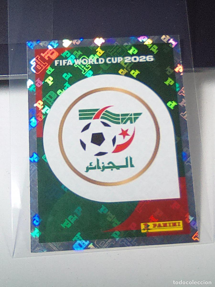 Cromos de f&uacute;tbol: B31 ALG1 ALG 1 ESCUDO LOGO BADGE ARGELIA / ALGERIA MUNDIAL FIFA WORLD CUP 2026 STICKER PANINI